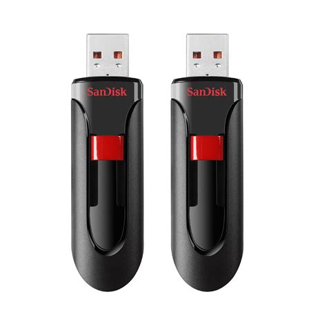 SanDisk 64GB Cruzer Glide USB 2.0 Flash Drive 2 Pack - SDCZ60-064G ...