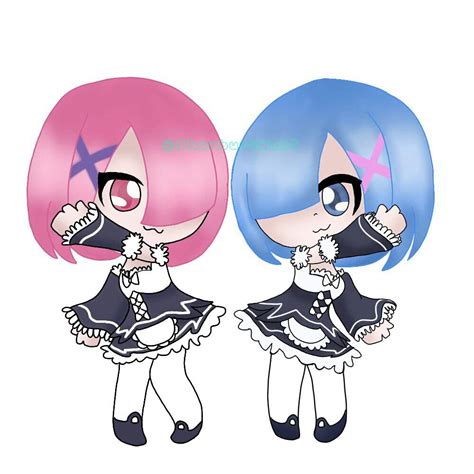 Rem and Ram gacha edit | Gacha-Life Amino