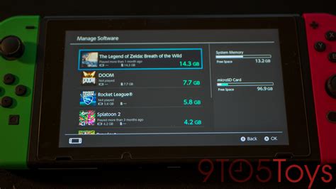 My Switch storage is full! How can I free up space for new games?