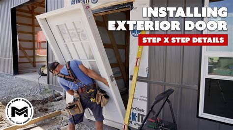 Installing Exterior Door | Step by Step | DIY How To - YouTube