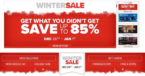 Save Big on Games and Accessories in GameStop's Winter Sale