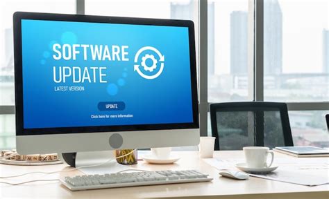 Premium Photo | Software update on computer for modish version of ...