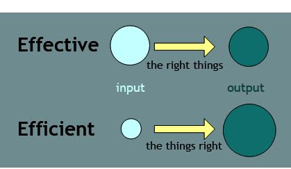 Differences between Effectiveness and Efficiency - Public Health Notes