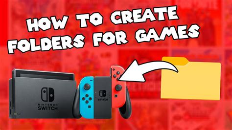 How to Create Folders (Groups) for Games on Nintendo Switch - YouTube