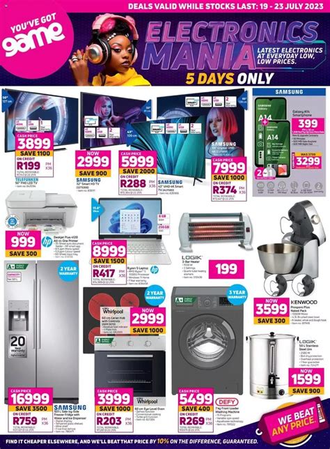 Game Specials 19 - 23 July 2023 | Game Store Catalogue | SA