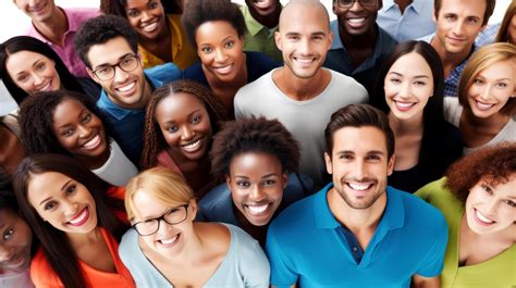 Diverse group of smiling people 54350730 Stock Photo at Vecteezy