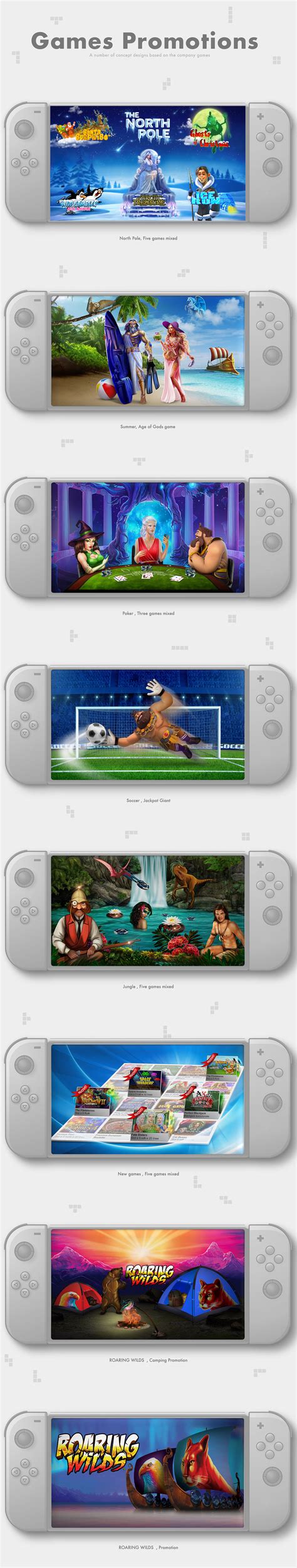 Game's Promotions on Behance