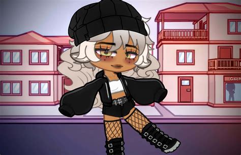 Download Gacha Baddie Character Pose Wallpaper | Wallpapers.com