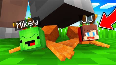 Mikey and JJ Survive as ANTS in Minecraft (Maizen) - YouTube