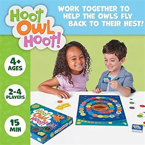 Hoot Owl Hoot Board Game | Peaceable Kingdom - Sensory Stand