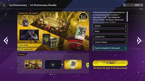 GACHA 1ST ANNIVERSARY PACK DAN BELI BUNDLE 3000 GEM !!! - Yu-Gi-Oh ...