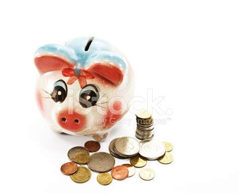 Saving Money Isolated Stock Photo | Royalty-Free | FreeImages