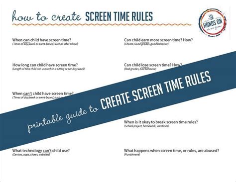 I Struggled Making Our Family Screen Time Rules - Until Now. | Screen ...