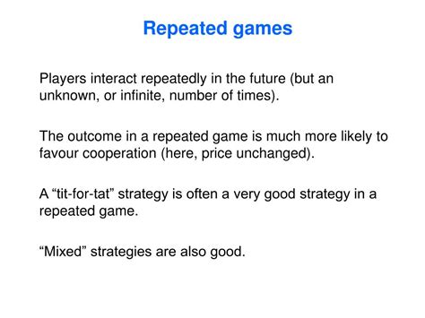 PPT - STRATEGIC COMPETITION, COMPETITIVE ADVANTAGE &amp; GAME THEORY ...