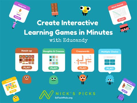 Create Interactive Learning Games in Minutes with Educandy