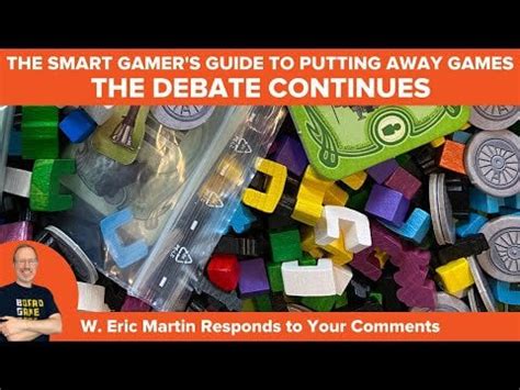 Feedback on 'The Smart Gamer's Guide to Putting Away Games' : r/boardgames