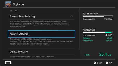 How to Archive Software on Your Nintendo Switch