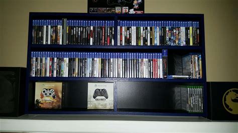 Built a nice shelf to hold my games | PlayStation Universe