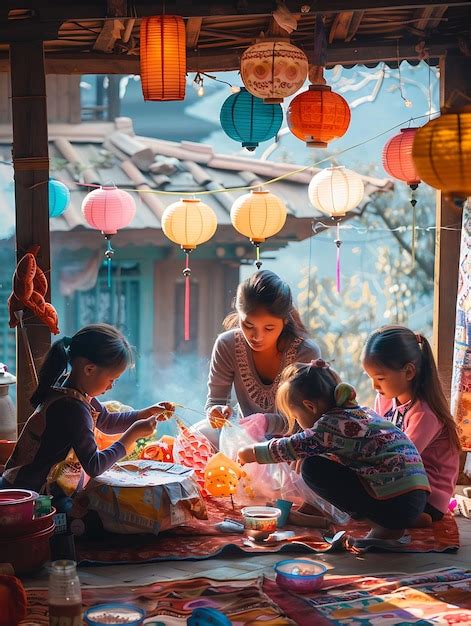 Premium Photo | Vibrant Tapestry of Neighbor Holidays Festivals and ...