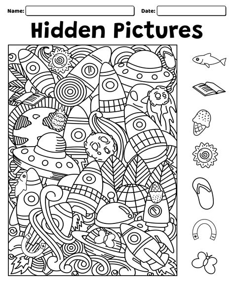 6 Best Images of Hidden Object Pages Printable Adults - Free Printable ...