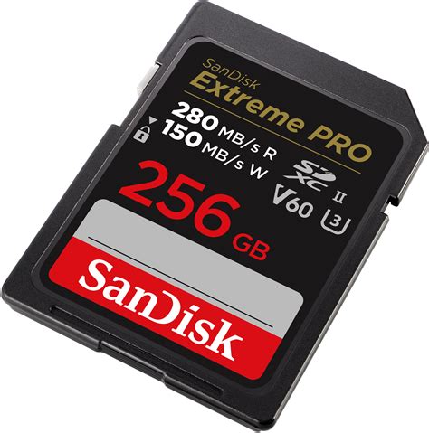 SanDisk Extreme Pro 256GB SDXC UHS-II V60 Memory Card SDSDXEP-256G ...
