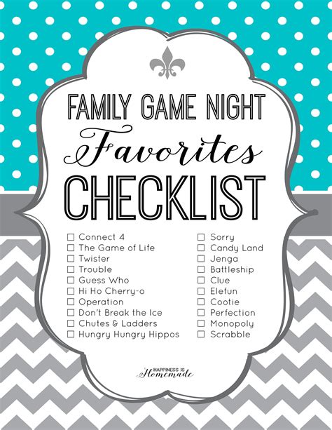 Family Fun Night Family Game Night Ideas