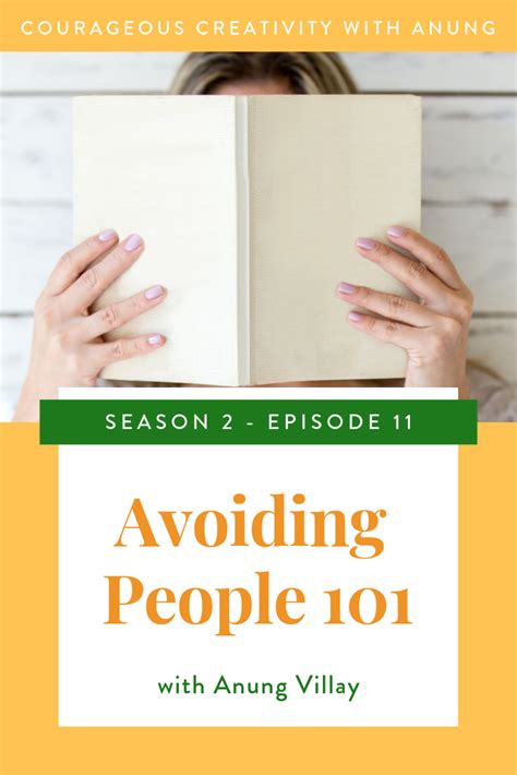Avoiding People 101 — Courageous Creativity