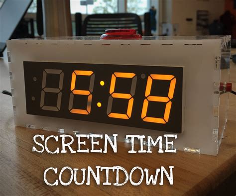 Screen Time Countdown Timer : 6 Steps (with Pictures) - Instructables