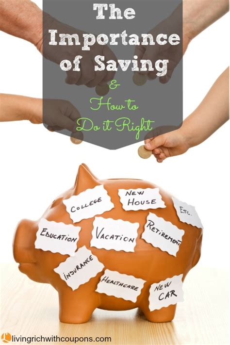 The Importance of Saving and How to Do it Right | Living Rich With Coupons®