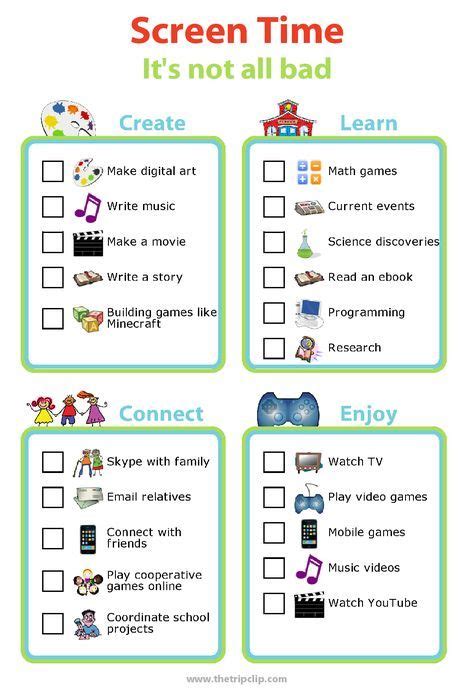 Week 44: Learning Balance With Screen Time Rules | Screen time for kids ...