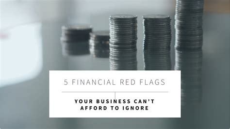 5 Financial Red Flags Your Business Can't Afford to Ignore