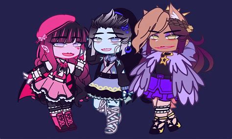 Monster high Gacha club | Bocetos bonitos, Trajes de personajes ...
