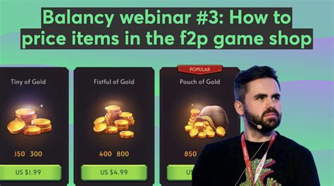 Balancy webinar #3: How to price items in the f2p game shop — Balancy