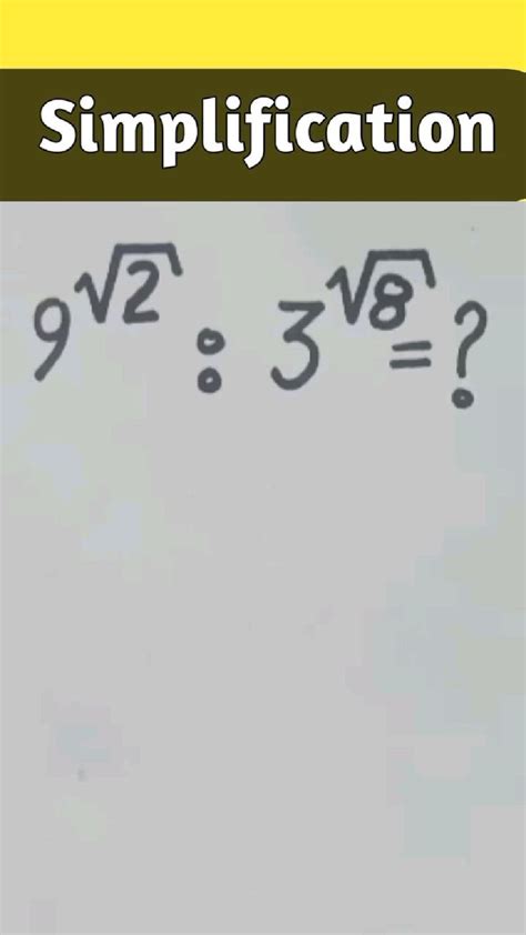 Simplification Tricks