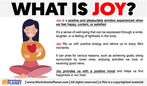 What is Joy | Definition of Joy