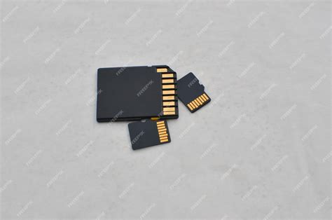 Premium Photo | Close up of sd and microsd cards symbols of compact and ...