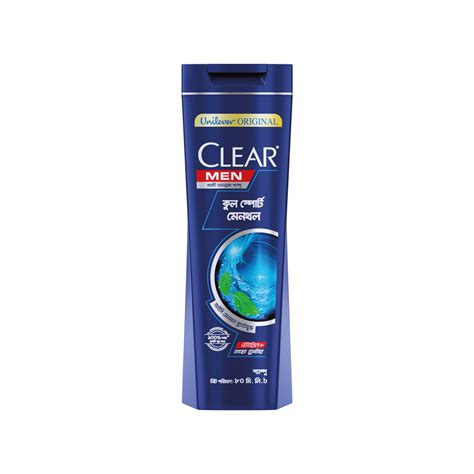 Clear Men Shampoo Cool Sport Menthol Anti Dandruff 80ml – Ushopbd