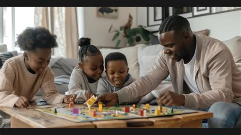 A family playing a board game together | Premium AI-generated image