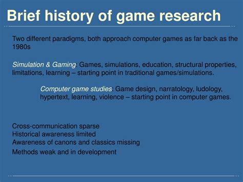 PPT - Introducing Game Research PowerPoint Presentation, free download ...