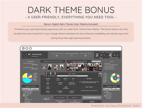 Gaming Tracker Toolkit With Games Gallery Interactive Progress Game ...
