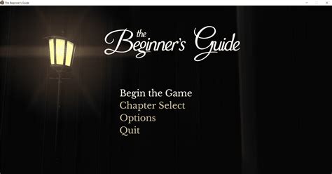 The Beginner's Guide | Video Game | BoardGameGeek