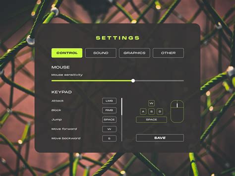 Game Settings by Zane Kazbuke on Dribbble
