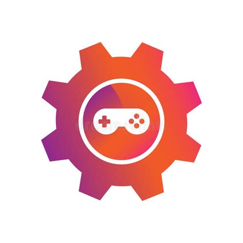 Game Setting glyphs icon stock illustration. Illustration of icons ...