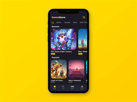 Game Store - Mobile App Concept Design on Behance