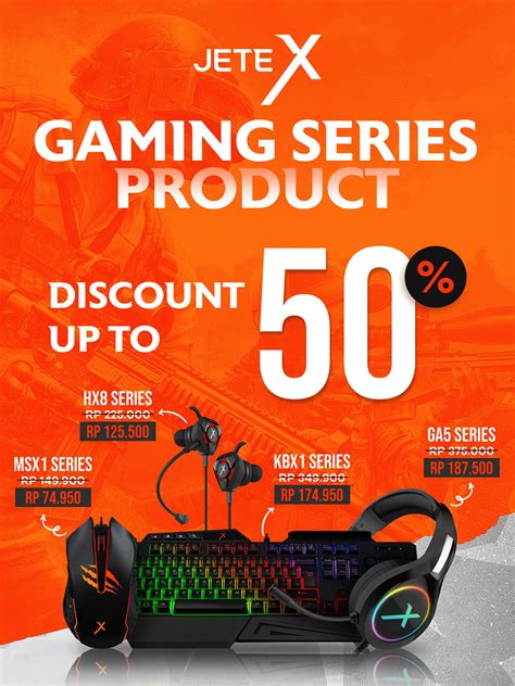 PROMOTION POSTER DESIGN GAMING PRODUCT DISCOUNT | Desain media sosial ...