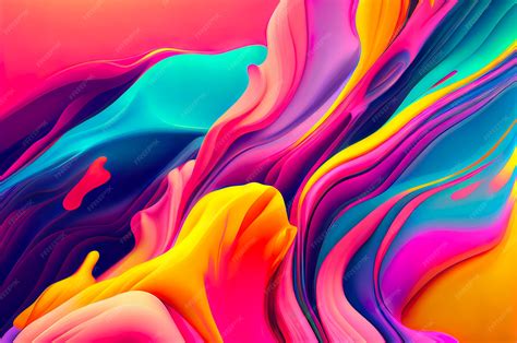 Premium Photo | 3d colorful abstract wallpaper