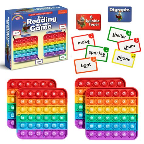 The Reading Game: Mastering Digraphs and Syllables – The Fidget Games