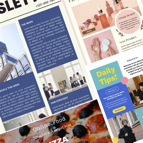 30 Free Beautiful Email Newsletter Templates