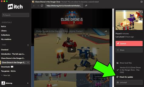 How to update the game! - General &amp; Questions - itch.io