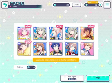 this is probably the luckiest gacha pull i’ll ever get (only 2 4stars ...